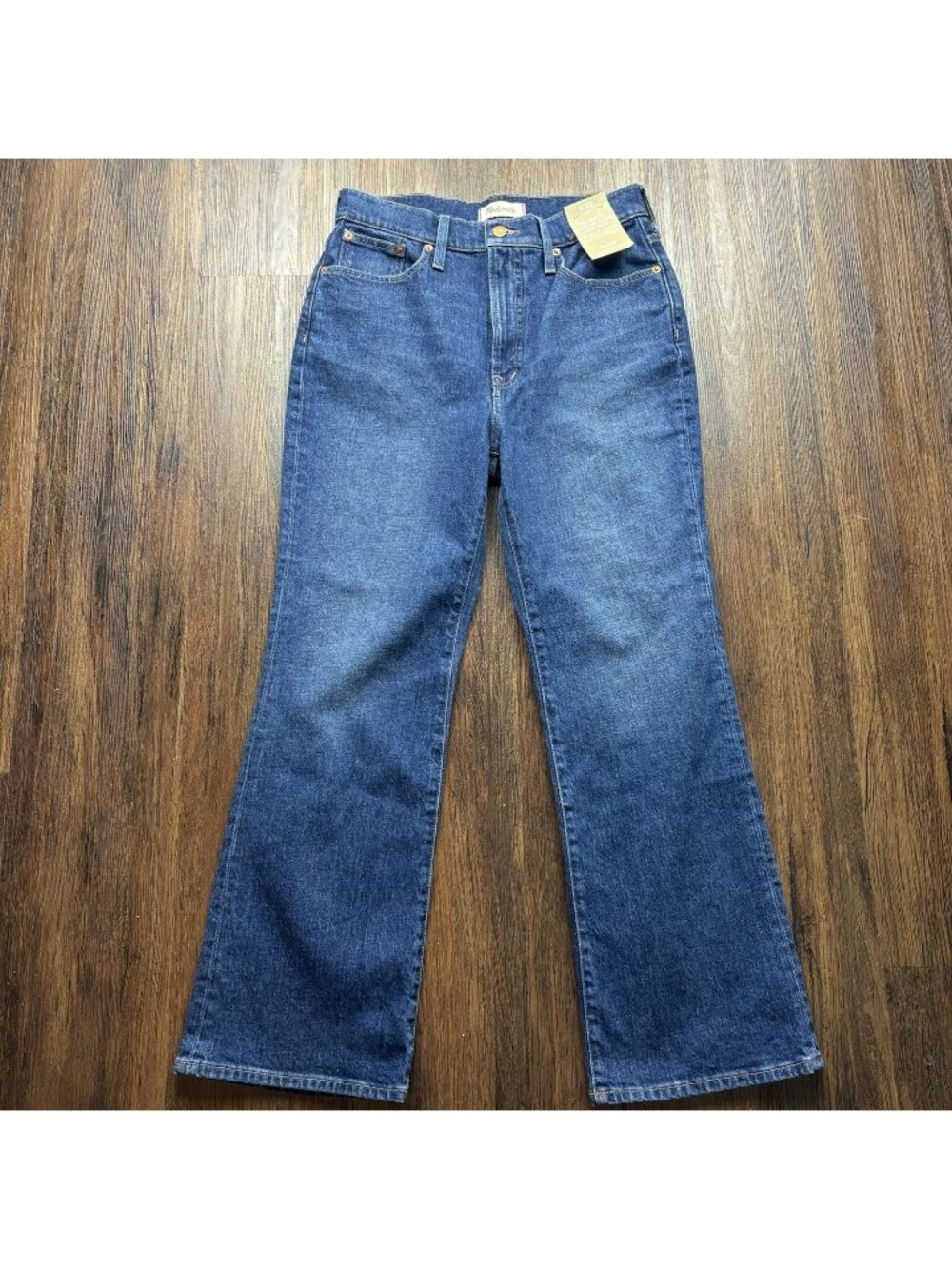 NWT Madewell The Perfect Vintage Flare Jeans Dark Wash Women’s Size 28